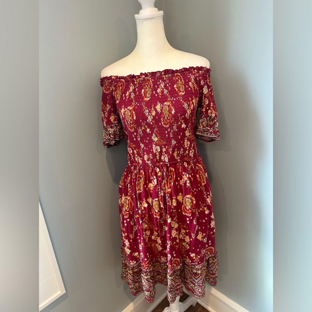 Floral Rayon Dress